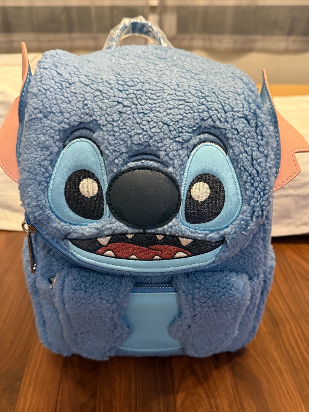 Loungefly Fuzzy Stitch Backpack NWT